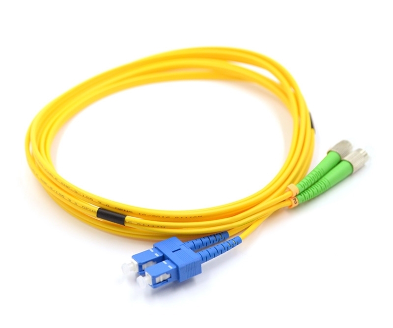 1m SC to FC/APC Duplex Singlemode Patch Cable