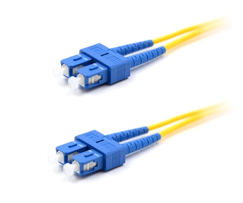 7m SC to SC Duplex Singlemode Armored Fiber Cable