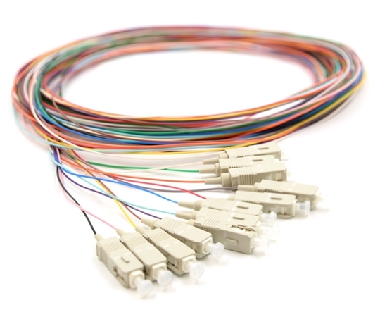 3m 12 Fiber SC Pigtail Multimode OM1 3m 12 Fiber SC Pigtail Multimode OM1