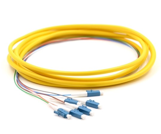 3m 6 Fiber LC Pigtail Singlemode OS2 3m 6 Fiber LC Pigtail Singlemode OS2