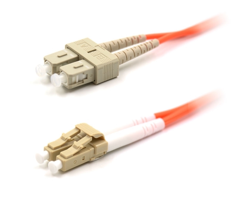 15m LC to SC Duplex 625 Armored Fiber Cable