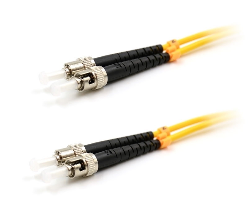 1m ST to ST Duplex Singlemode Armored Fiber Cable