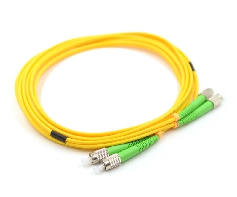 10m FC/APC to FC/APC Duplex Singlemode Patch Cable