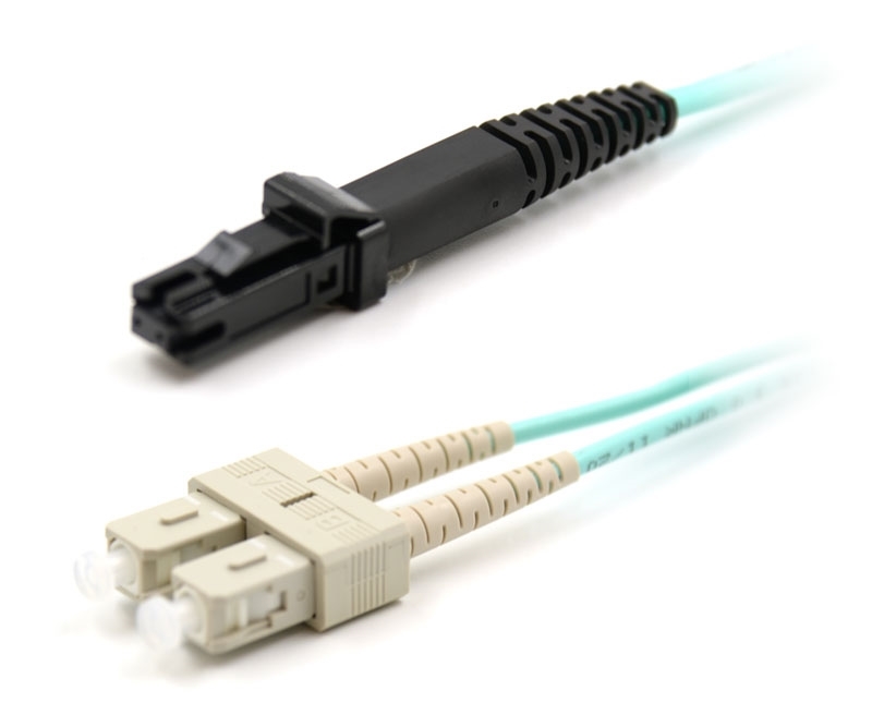 10m SC to MTRJ Duplex OM3 Multimode Patch Cable