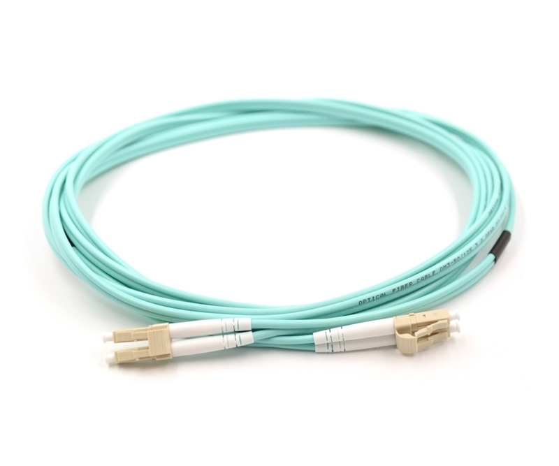 20m LC to LC Duplex OM3 Armored Fiber Cable