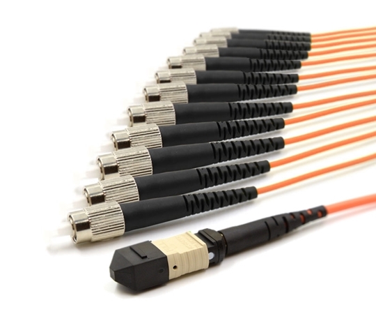 3m MTP Male to 12 FC UPC 12 Fiber Multimode OM1 625/125 Fanout Cable 3m MTP Male to 12 FC UPC 12 Fiber Multimode OM1 625/125 Fanout Cable