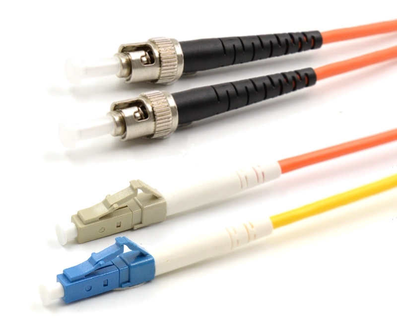 25m LC to ST Duplex OM1 Mode Conditioning Cable