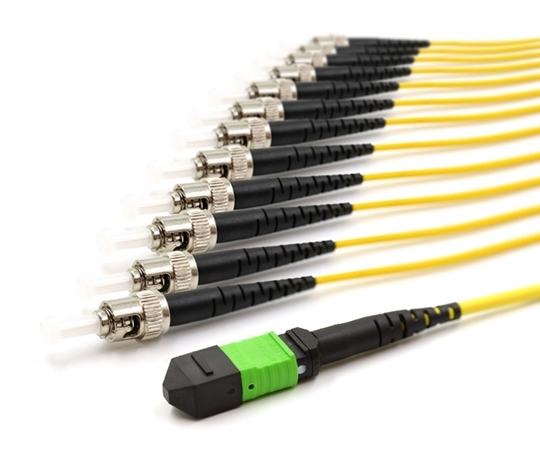 5m MTP Female to 12 ST UPC 12 Fiber Singlemode OS2 9/125 Fanout Cable 5m MTP Female to 12 ST UPC 12 Fiber Singlemode OS2 9/125 Fanout Cable