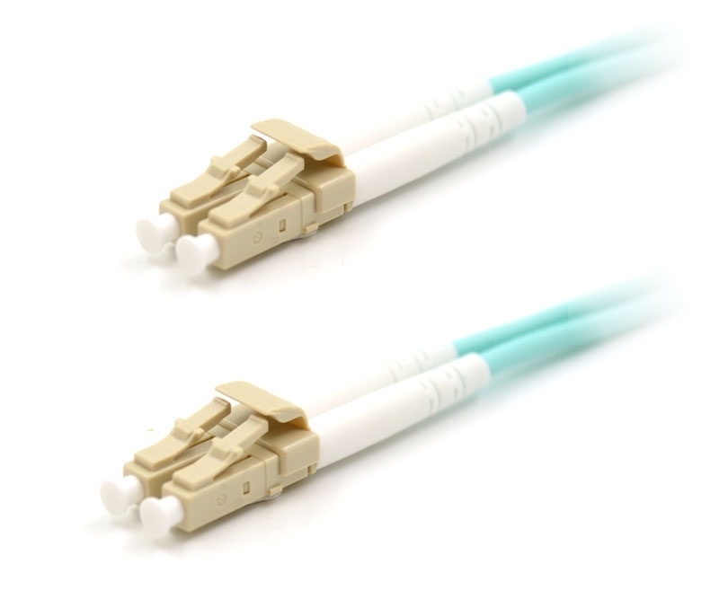 15m LC to LC Duplex OM3 Armored Fiber Cable
