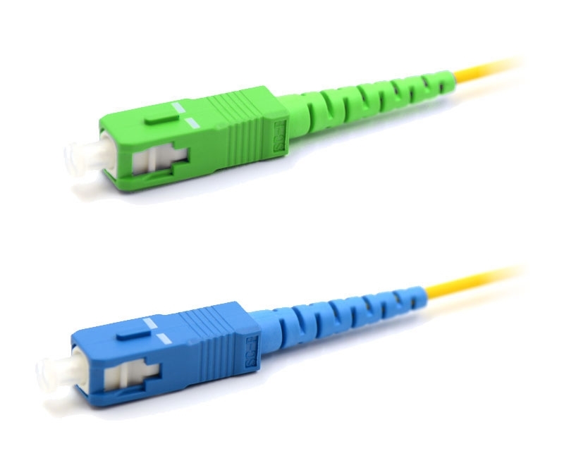 10m SC to SC/APC Simplex Singlemode Patch Cable