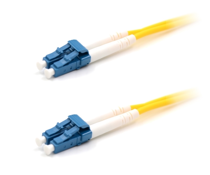 1m LC to LC Duplex Singlemode Armored Fiber Cable