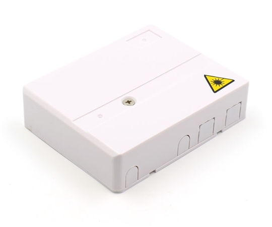4 Fiber Wall Outlet Box with 2 SC Ports 4 Fiber Wall Outlet Box with 2 SC Ports