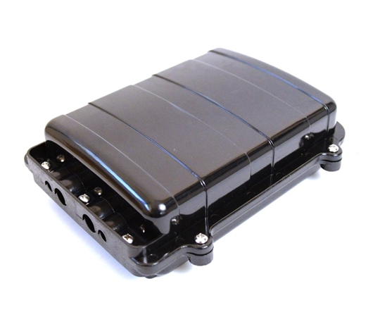 12 Fiber Horizontal Splice Enclosure 4 Ports 1 Tray 12 Fiber Horizontal Splice Enclosure 4 Ports 1 Tray