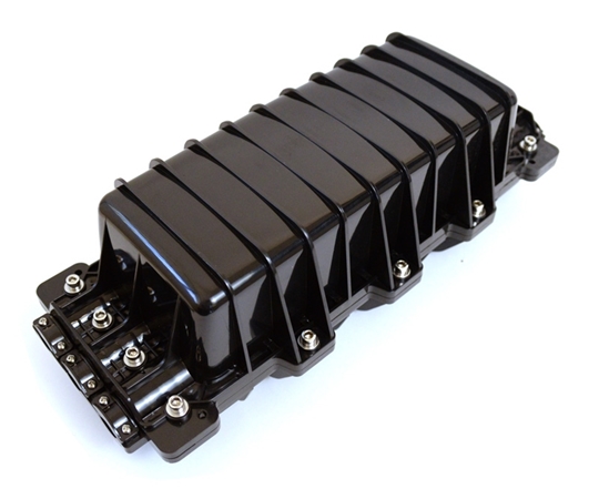 144 Fiber Inline Splice Enclosure 6 Port 6 Tray 144 Fiber Inline Splice Enclosure 6 Port 6 Tray