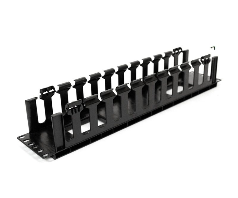 2U Cable Management Panel Plastic