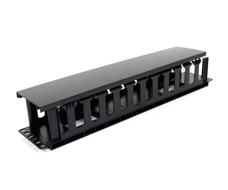 2U Cable Management Panel Plastic