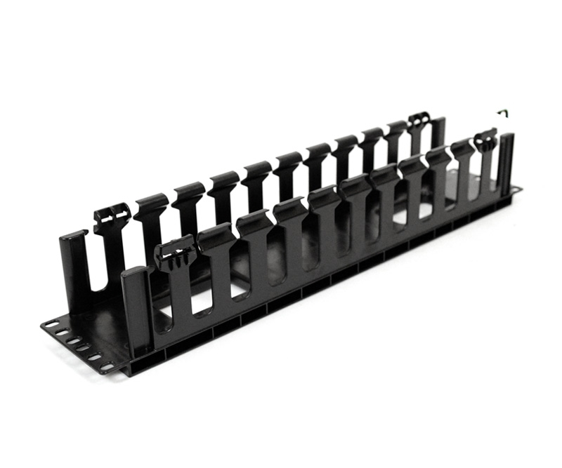 2U Cable Management Panel Plastic