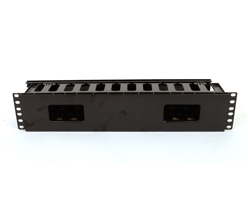 2U Cable Management Panel Plastic