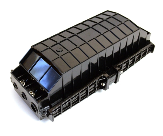 72 Fiber Inline Splice Enclosure 6 Port 3 Tray 72 Fiber Inline Splice Enclosure 6 Port 3 Tray